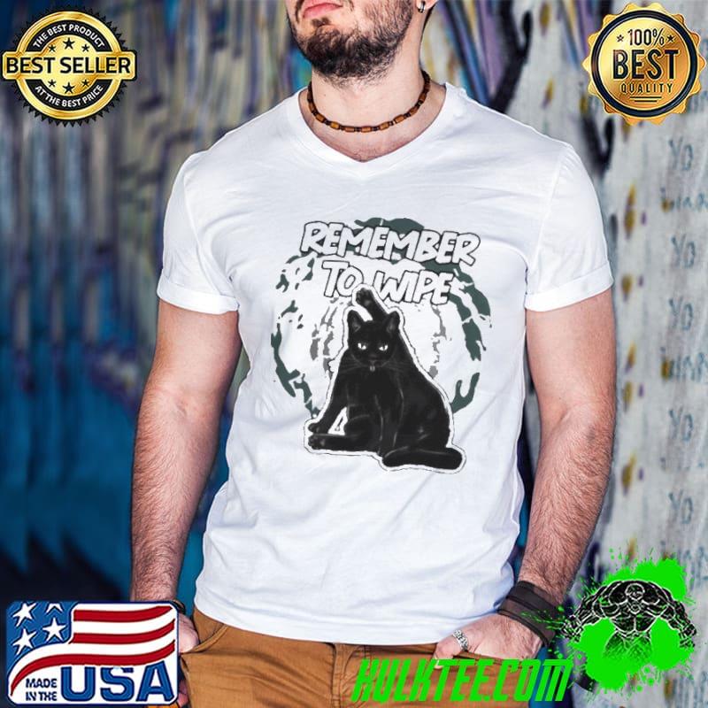 Cats remember to wipe Guys V Neck Cats remember to wipe Guys V Neck