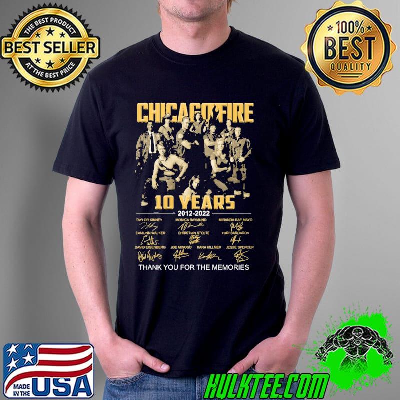 Chicagofire 10 years 2012 2022 thank you for the memories shirt
