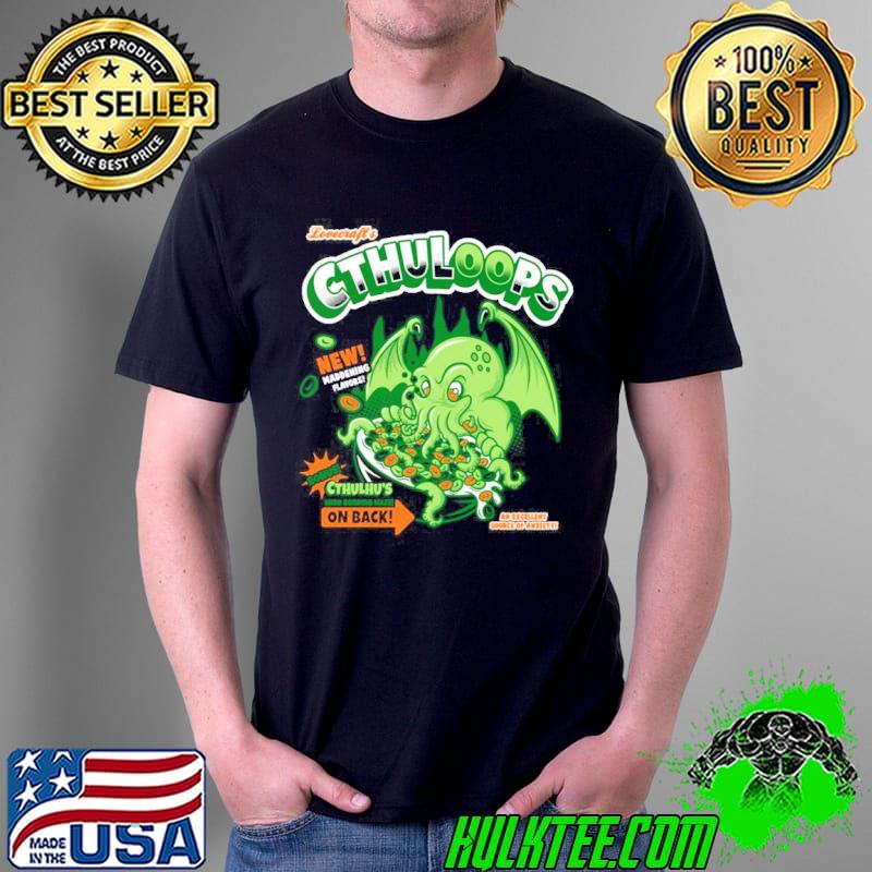 Cthuloops all new flavors cereal shirt