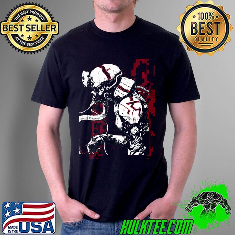 Cyberpunk cyborg soldier futuristic urban style shirt