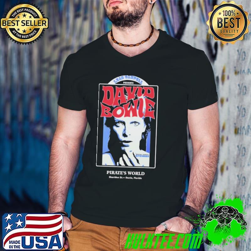 David Bowie Pirate's World 1972 Historic Ziggy Tour Shirt