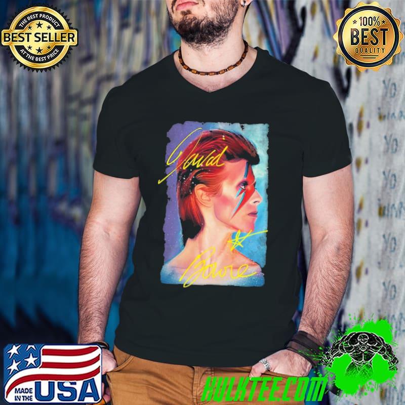 David Bowie Poster Signature Shirt