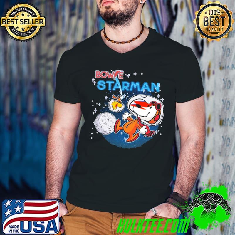 David Bowie Snoopy StarMan snoopy woodstock shirt