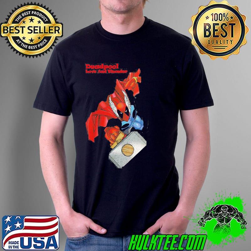 Deadpool Thor love and thunder Marvel shirt