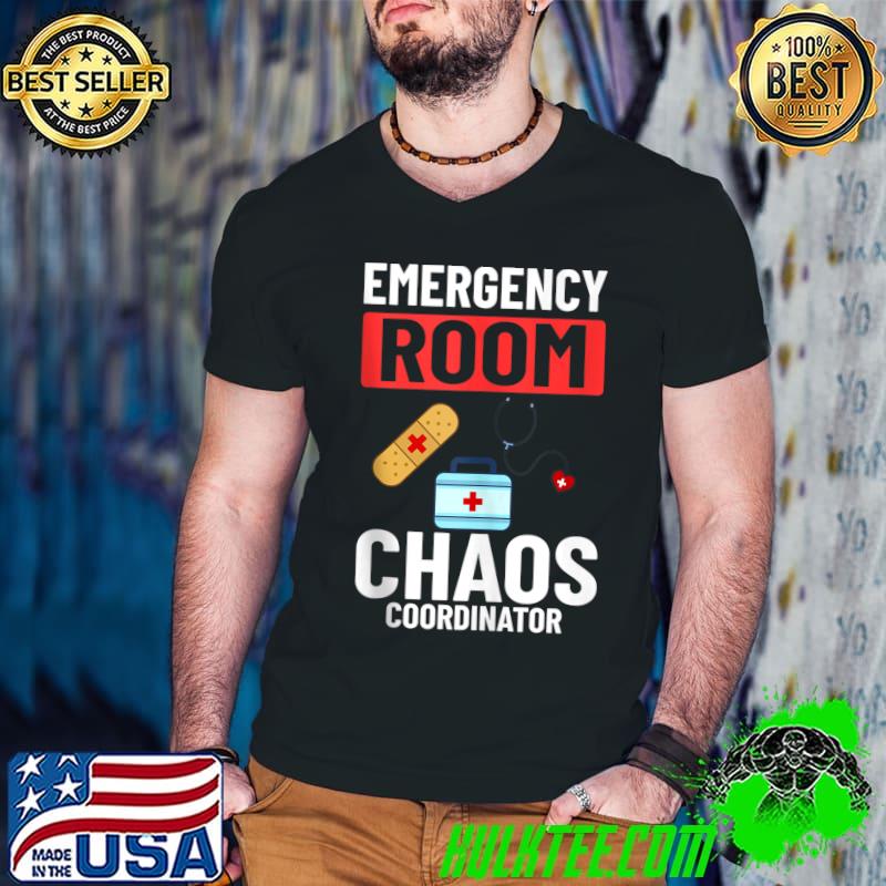 Emergency Room Technician ER Nurse Hospital Department T- Guys V Neck Emergency Room Technician ER Nurse Hospital Department T- Guys V Neck