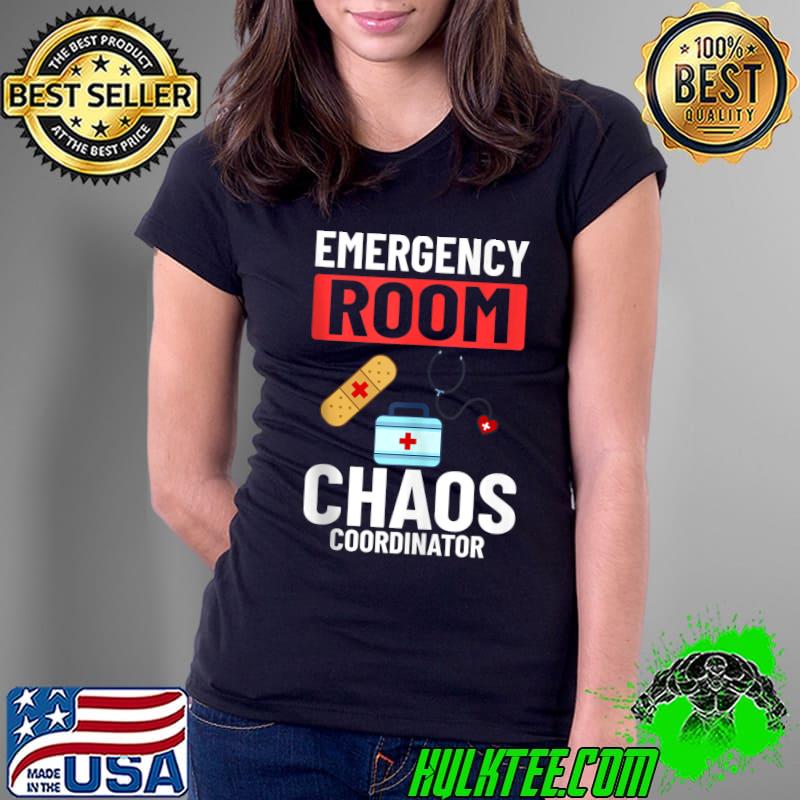 Emergency Room Technician ER Nurse Hospital Department T- Ladies Tee Emergency Room Technician ER Nurse Hospital Department T- Ladies Tee