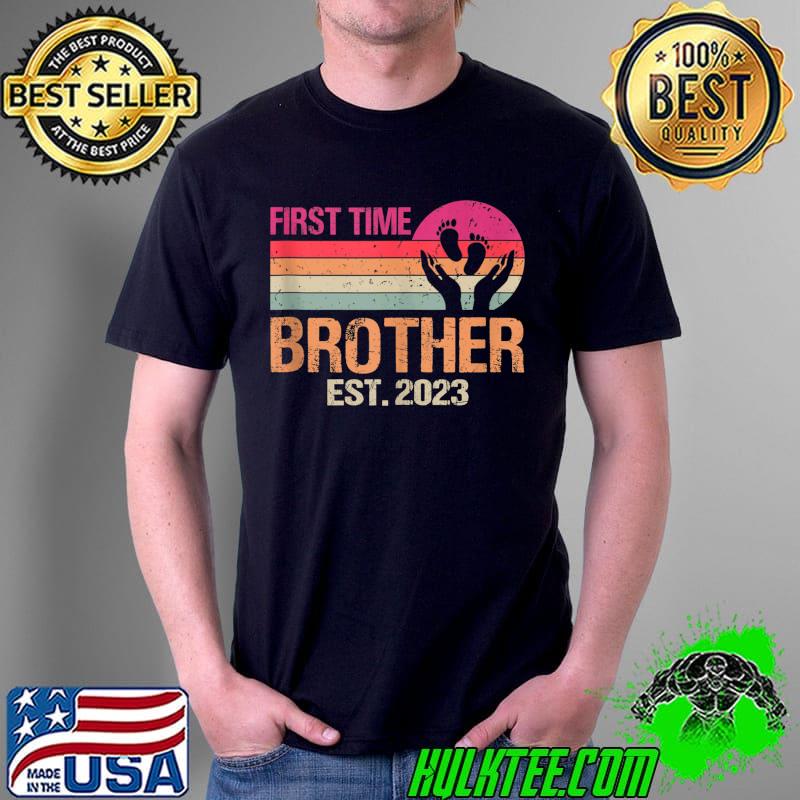 First Time Brother 2023 Vintage Father's Day T- Unisex First Time Brother 2023 Vintage Father's Day T- Unisex