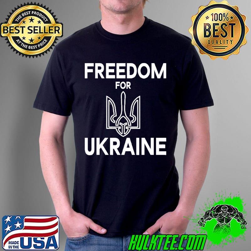 Freedom for Ukraine ukrainian coat of arms trysub kiev shirt