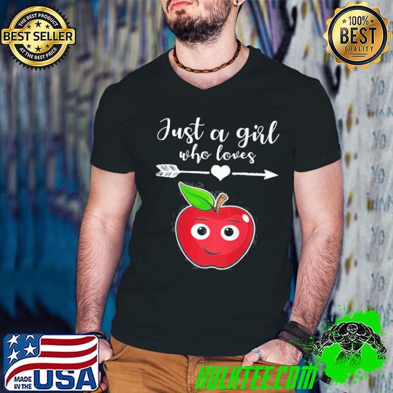Fruit Applet Humor Girl Apple Lover Fruit Apple shirt