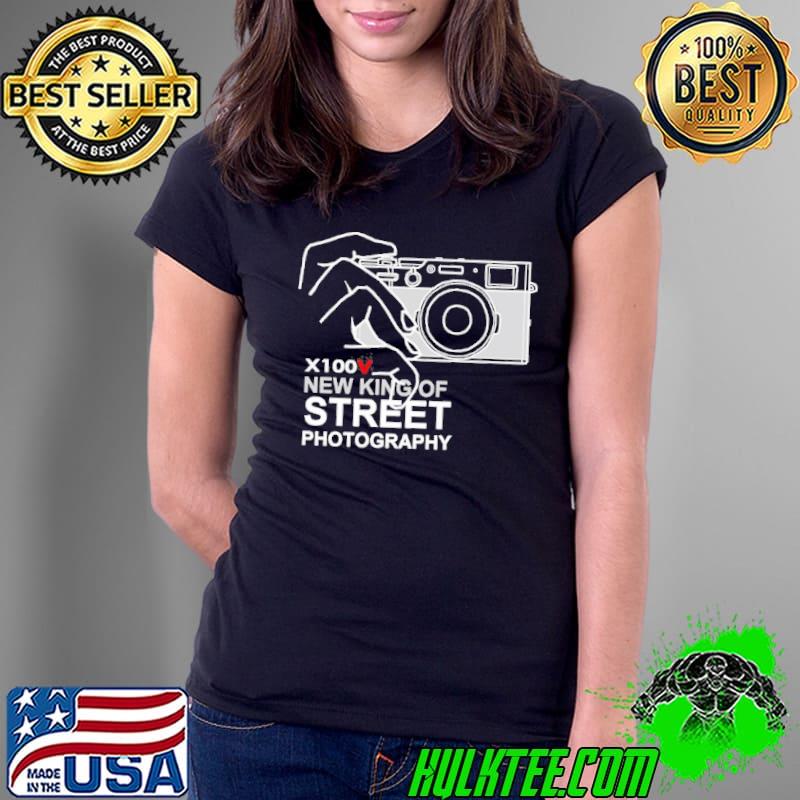 Fujifilm x100v king of street photography Ladies Tee Fujifilm x100v king of street photography Ladies Tee