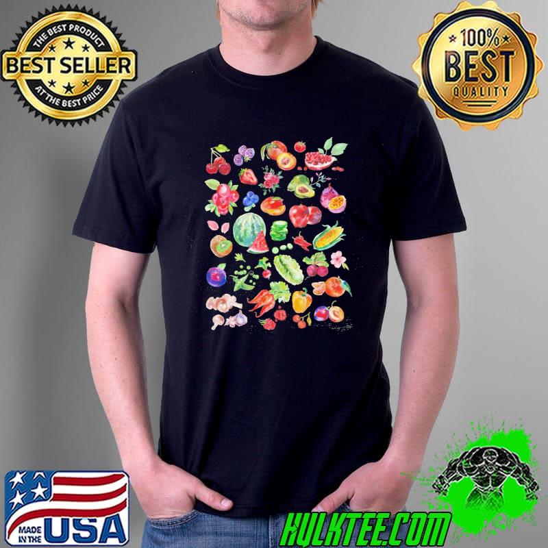 Funny fruit veggie cottage core shirt