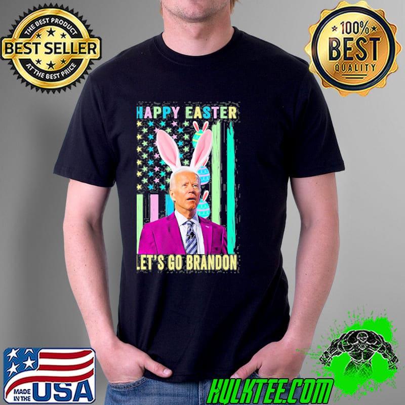 Funny Joe Biden happy easter let's go brandon antI Biden shirt