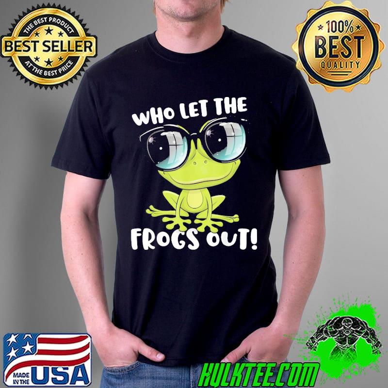 Funny passover who let the frogs out shirt