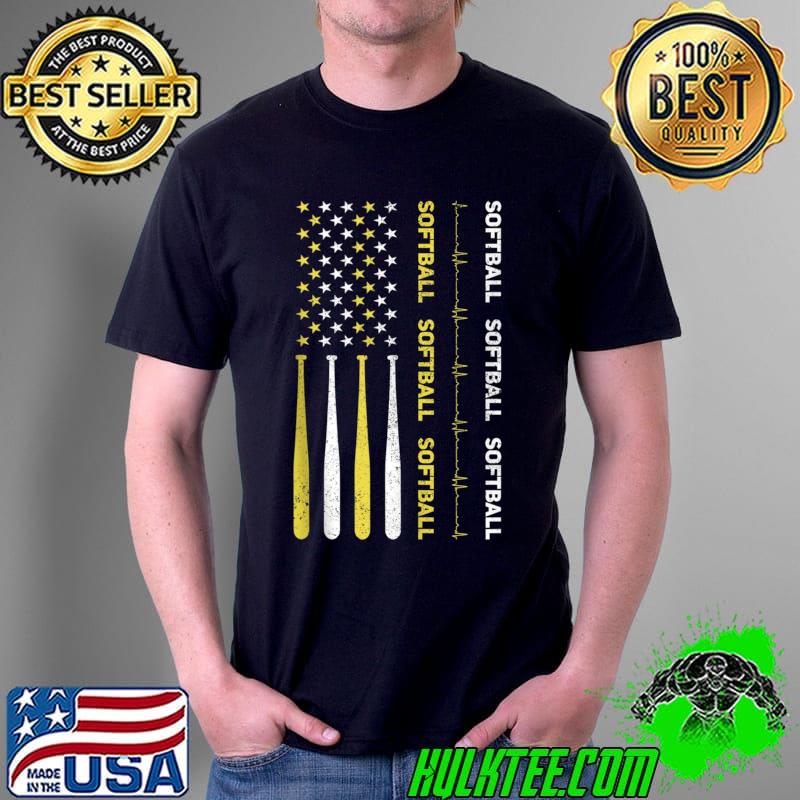 Funny Softball Love Women Men Teen Girls Boys Kids Outfit T-shirt
