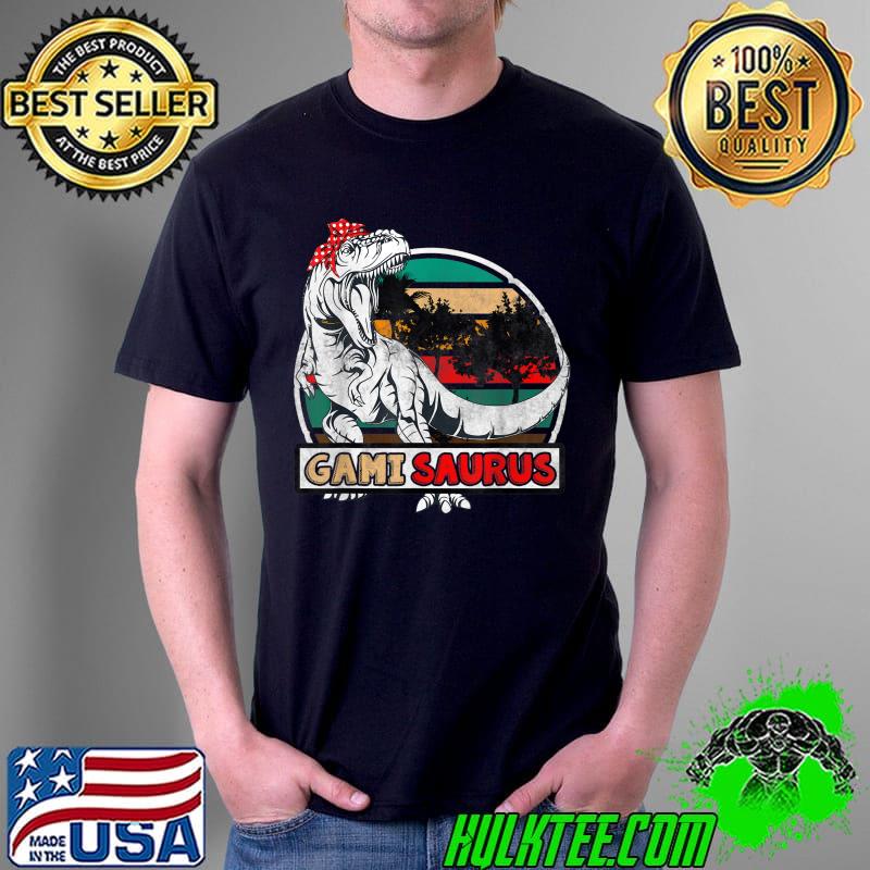 Gamisaurus T Rex Dinosaur Gami Saurus Family Matching T-Shirt Unisex Gamisaurus T Rex Dinosaur Gami Saurus Family Matching T-Shirt Unisex