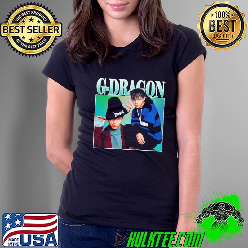 Gdragon big bang kpop vintage 90s Ladies Tee Gdragon big bang kpop vintage 90s Ladies Tee