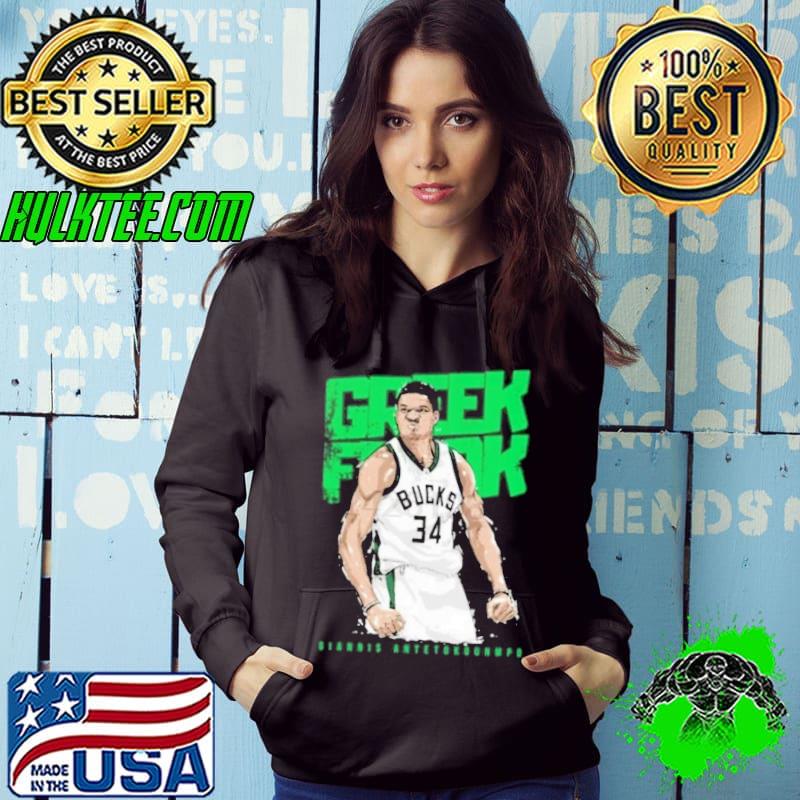 Giannis antetokounmpo milwaukee bucks graphic shirt