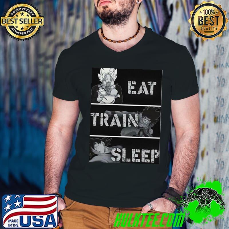 Goku training retro design shirt
