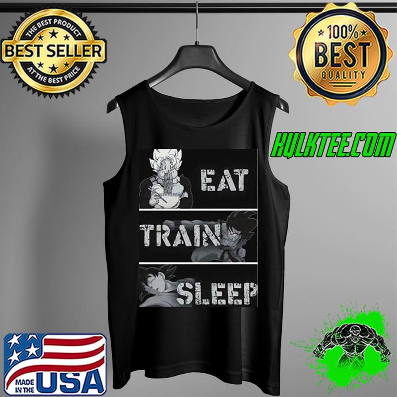 Goku training retro design Tank Top Goku training retro design Tank Top