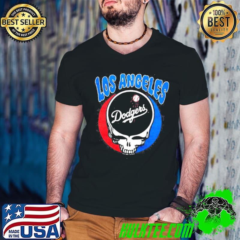 Grateful dead los Dodgers baseball classic Guys V Neck Grateful dead los Dodgers baseball classic Guys V Neck