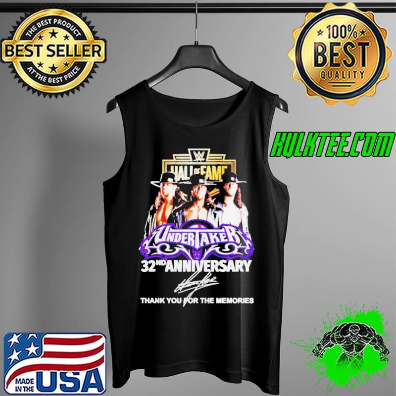 Hall of fame undertaker 32nd anniversary signature Tank Top Hall of fame undertaker 32nd anniversary signature Tank Top