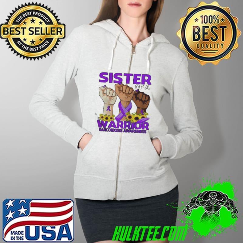Hand sister of a warrior sarcoidosis awareness sunflower Full Zip Hooded Hand sister of a warrior sarcoidosis awareness sunflower Full Zip Hooded