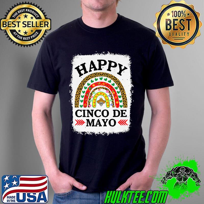 Happy Cinco De Mayo 2022 Let's Fiesta Mexican Rainbow Premium T-Shirt
