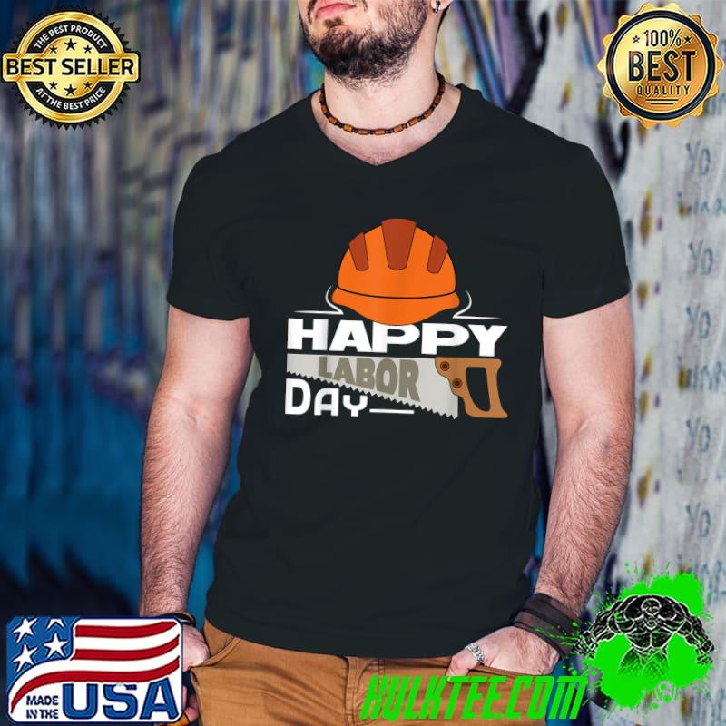 Happy Labor Day T- Guys V Neck Happy Labor Day T- Guys V Neck