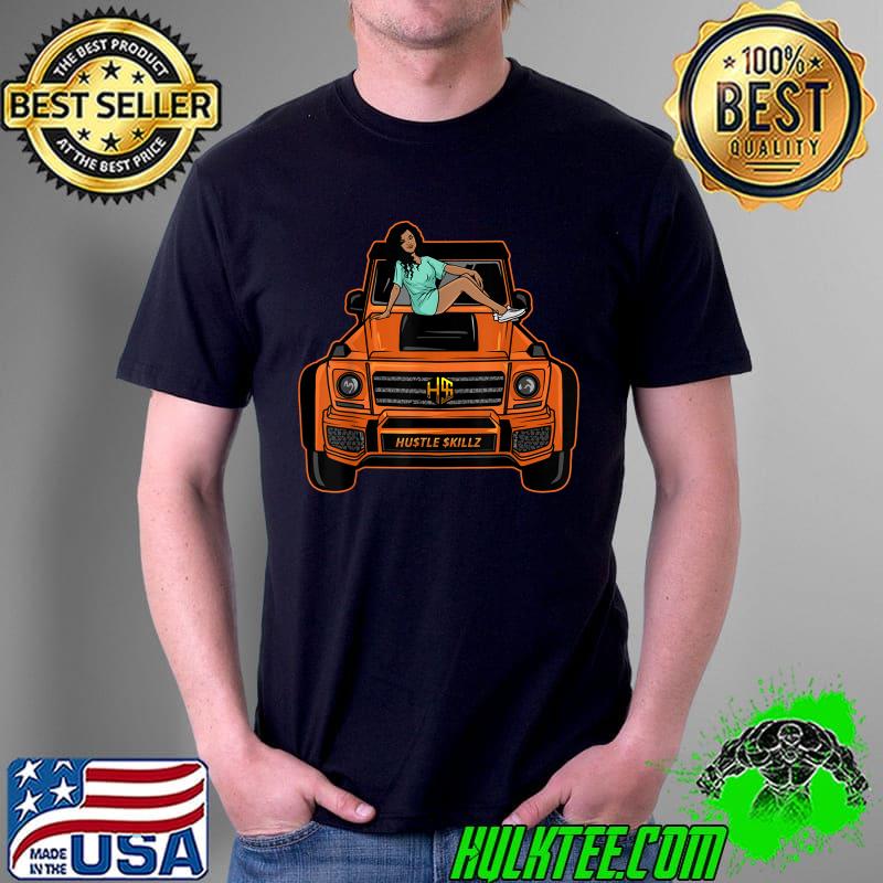 Hustle Skillz Women Girly Gal Bosses Female Business Owners T-Shirt