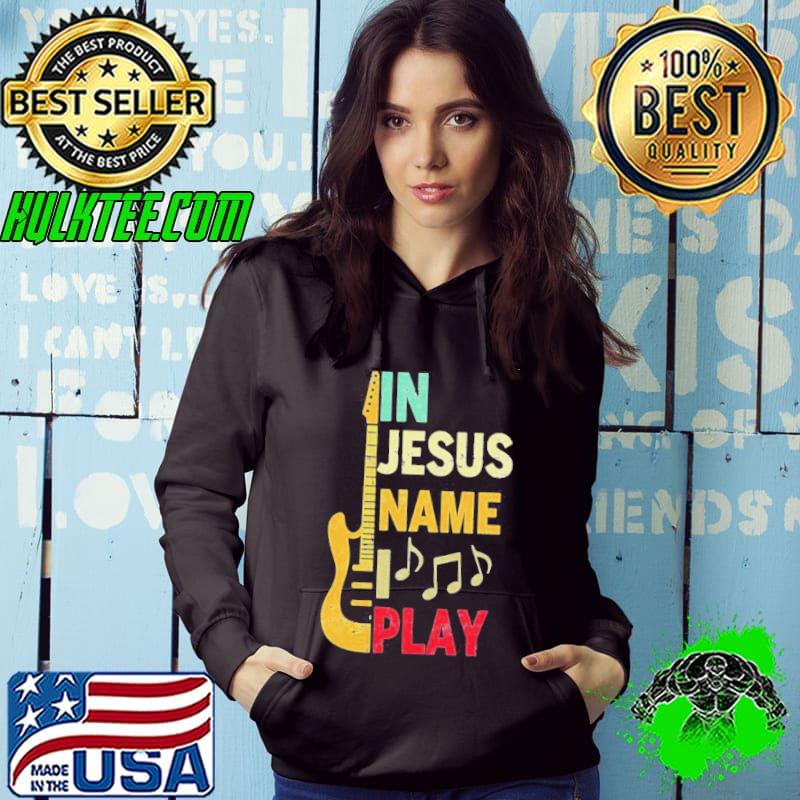 In Jesus nam I play van halen Hoodie In Jesus nam I play van halen Hoodie