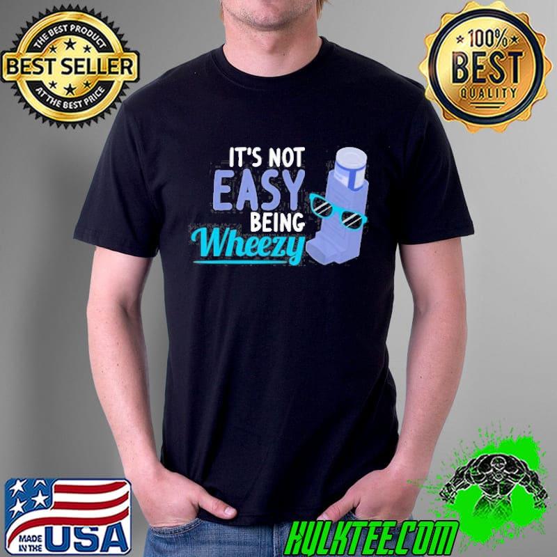 Inhaler COPD Warrior Wheezy Asthma Awareness for Asthmatic shirt