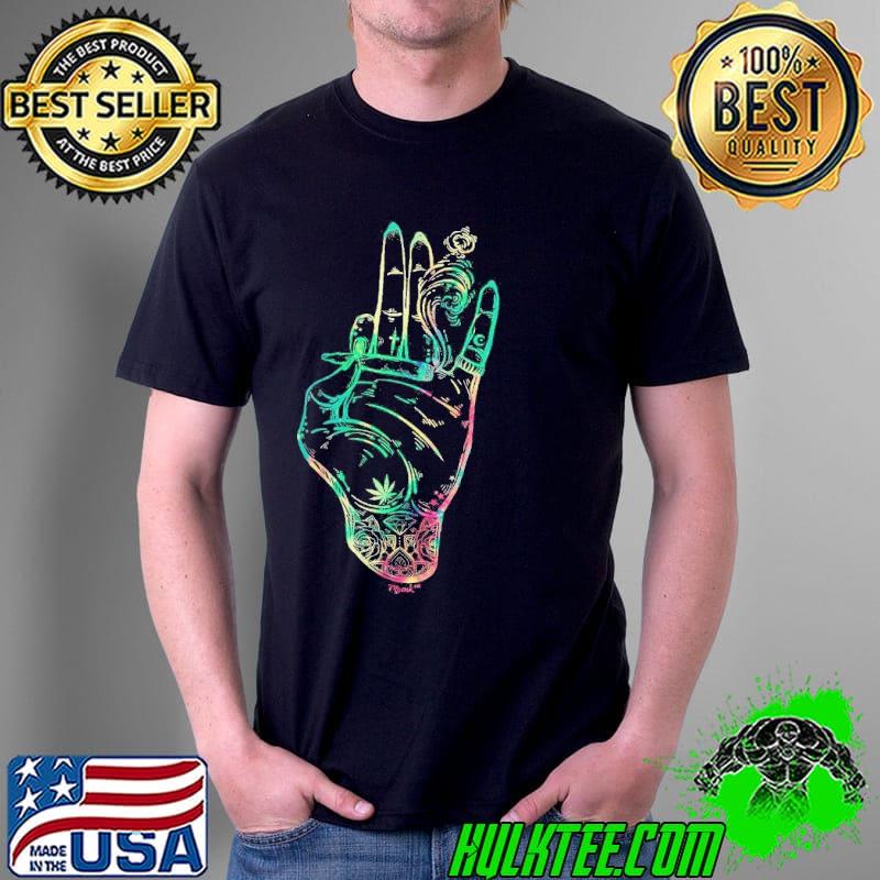 Joint weed hand shirt