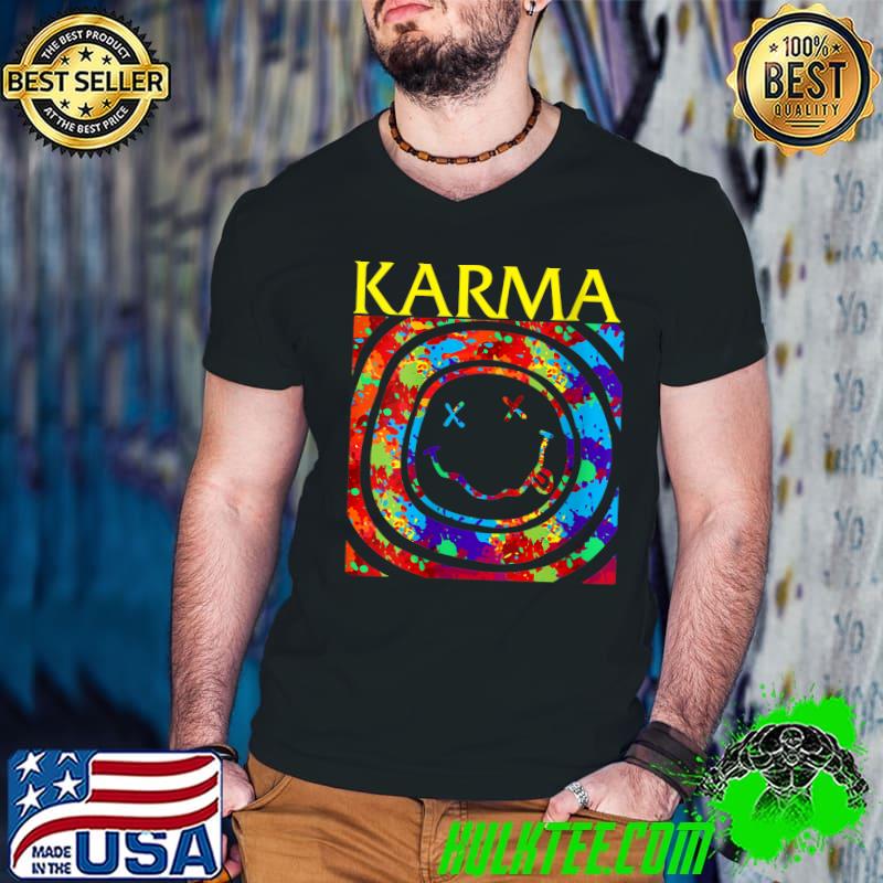Karma Buddha Yoga Vintage Universal Law Buddhism positive T-Shirt