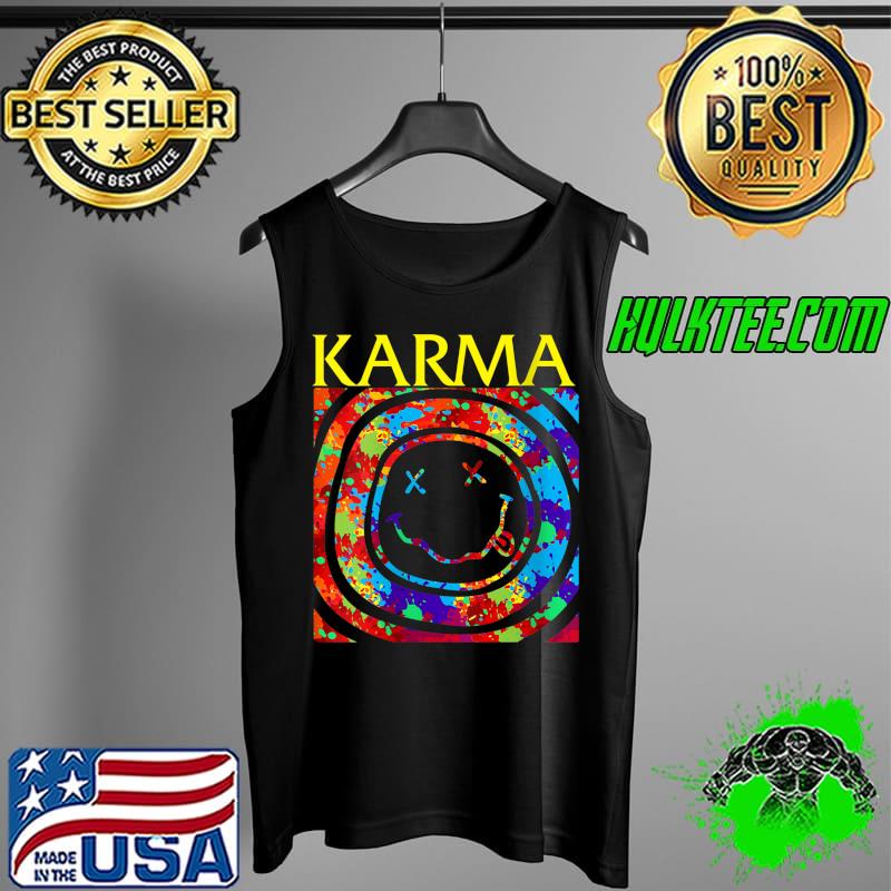 Karma Buddha Yoga Vintage Universal Law Buddhism positive T- Tank Top Karma Buddha Yoga Vintage Universal Law Buddhism positive T- Tank Top
