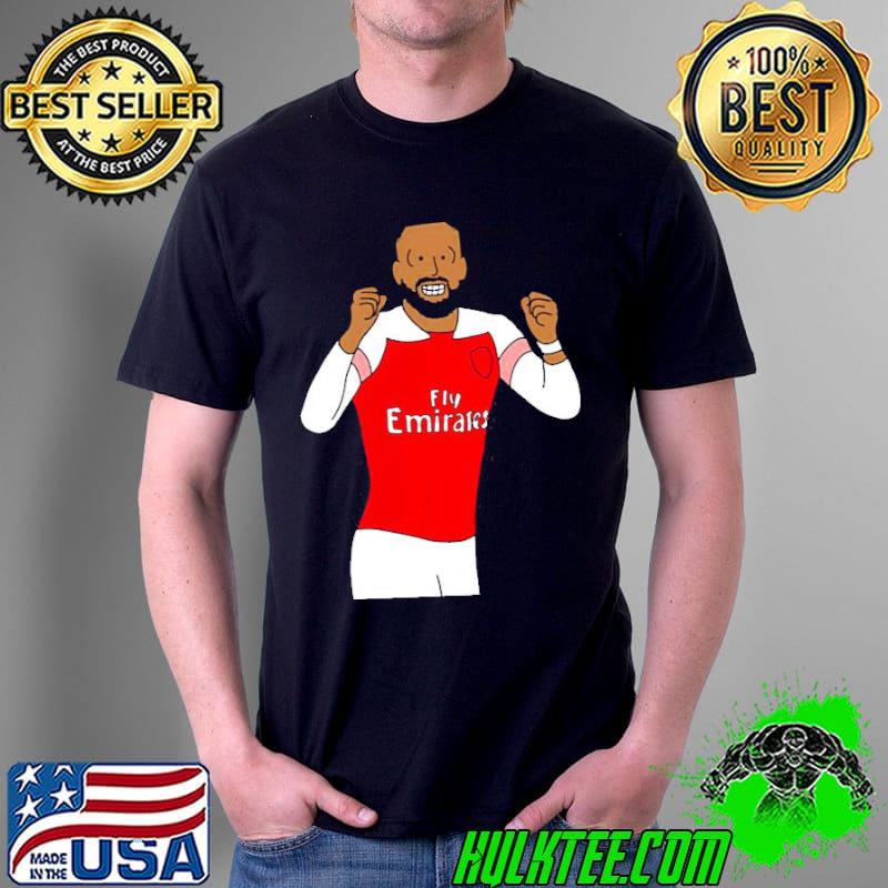 Lacazette goal celebration arsenal Football shirt