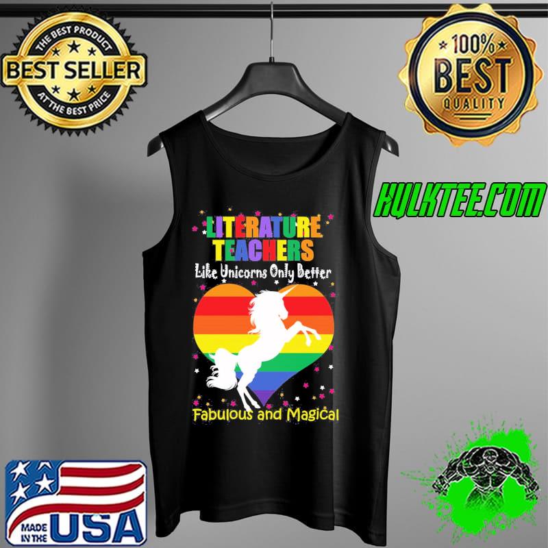 Literature teachers are like unicorns Tank Top Literature teachers are like unicorns Tank Top