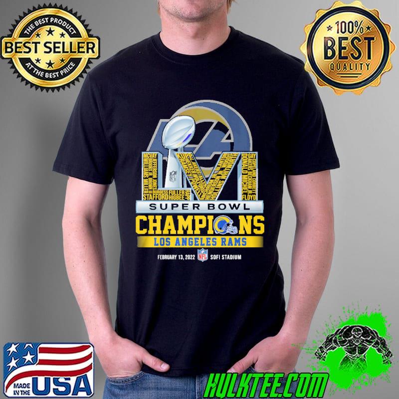 Livi super bowl Champions Los Angeles Rams february 13 2022 sofi stadium Unisex Livi super bowl Champions Los Angeles Rams february 13 2022 sofi stadium Unisex