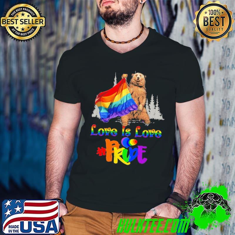 Love is love pride LGBT bear shirt