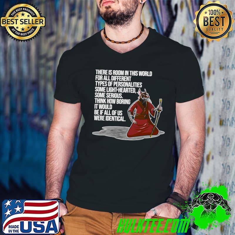 Mademark x Teenage Mutant Ninja Turtles - Splinter - Wise Words T- Guys V Neck Mademark x Teenage Mutant Ninja Turtles - Splinter - Wise Words T- Guys V Neck