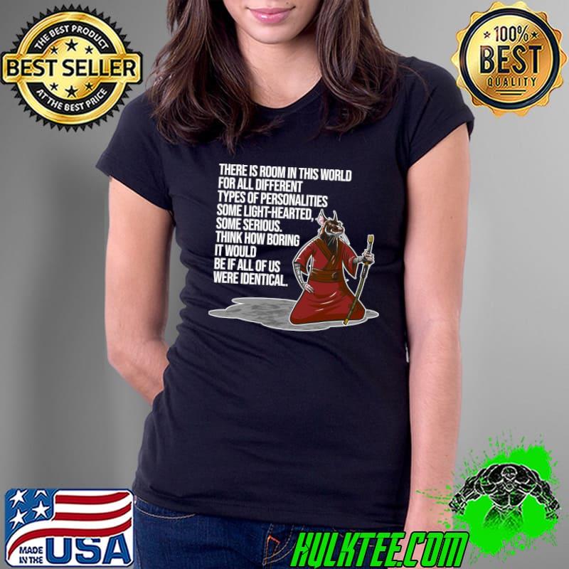 Mademark x Teenage Mutant Ninja Turtles - Splinter - Wise Words T- Ladies Tee Mademark x Teenage Mutant Ninja Turtles - Splinter - Wise Words T- Ladies Tee