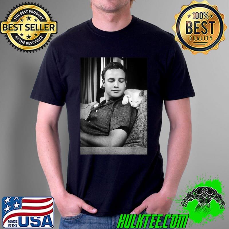 Marlon B.rando Old Vintage Hollywood Movie Actor Retro T-Shirt