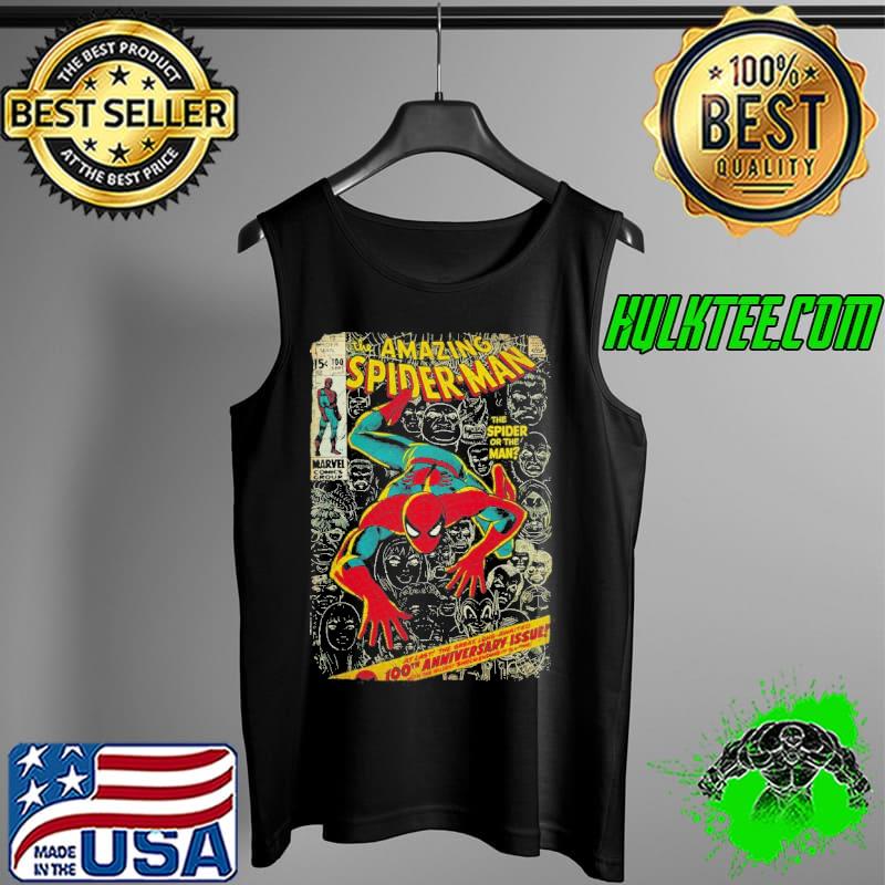 Marvel spiderman comic book anniversary graphic Tank Top Marvel spiderman comic book anniversary graphic Tank Top