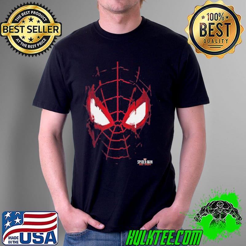 Marvel spiderman miles morales glitch mask shirt