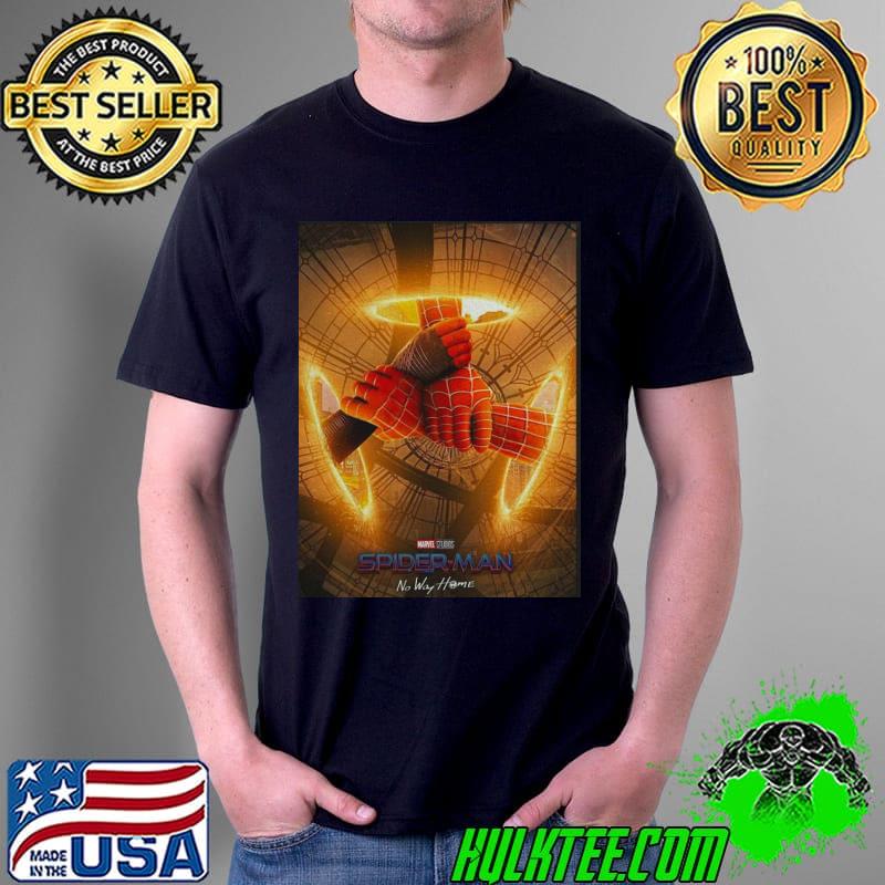 Marvel spiderman no way home spidey multiverse graphic poster shirt