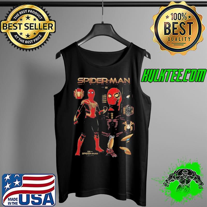 Marvel spiderman no way home spidey schematic Tank Top Marvel spiderman no way home spidey schematic Tank Top