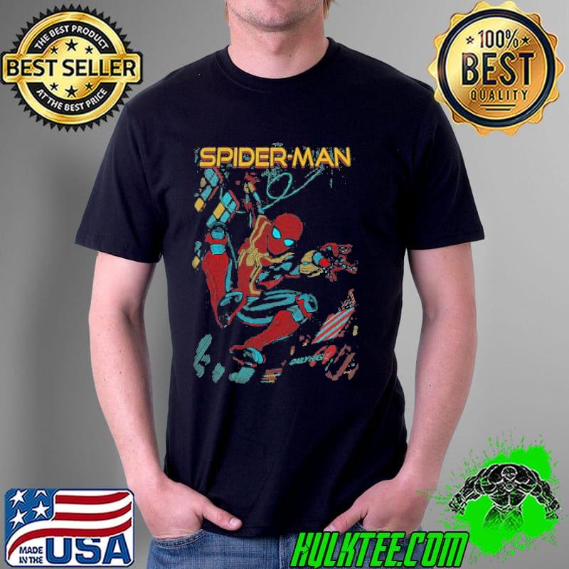 Marvel spiderman no way home web slinging cover shirt