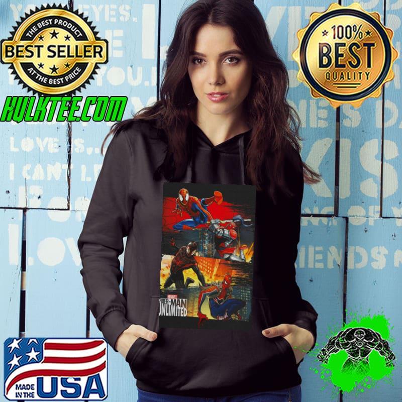 Marvel spiderman unlimited painted cast graphic Hoodie Marvel spiderman unlimited painted cast graphic Hoodie