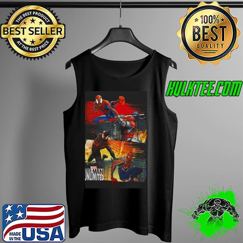 Marvel spiderman unlimited painted cast graphic Tank Top Marvel spiderman unlimited painted cast graphic Tank Top