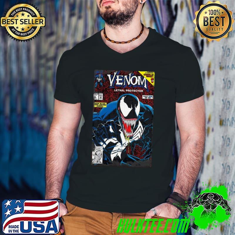 Marvel venom vintage comic book cover vintage gift Guys V Neck Marvel venom vintage comic book cover vintage gift Guys V Neck