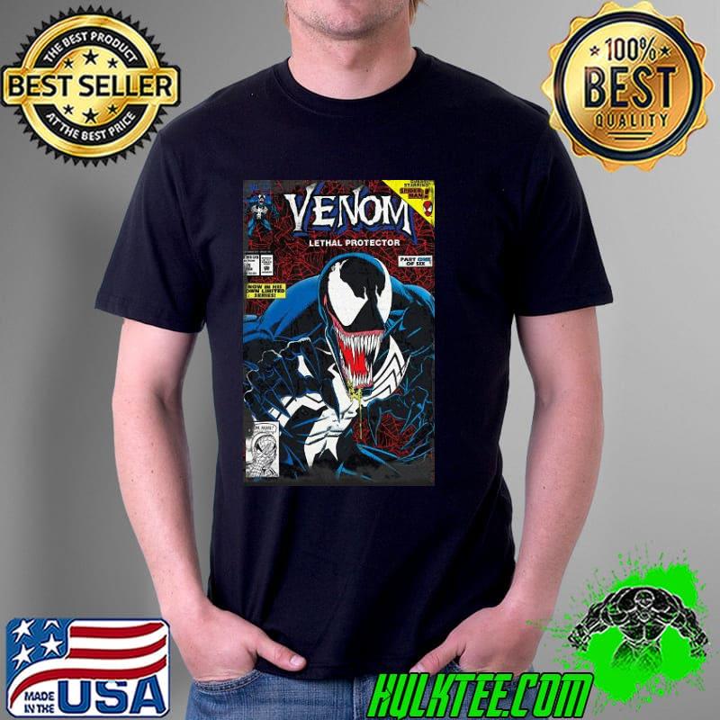 Marvel venom vintage comic book cover vintage gift shirt